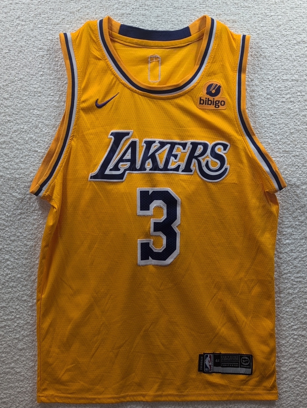 Nike Connect 44 LA Lakers Anthony Davis #3 swingman Jersey